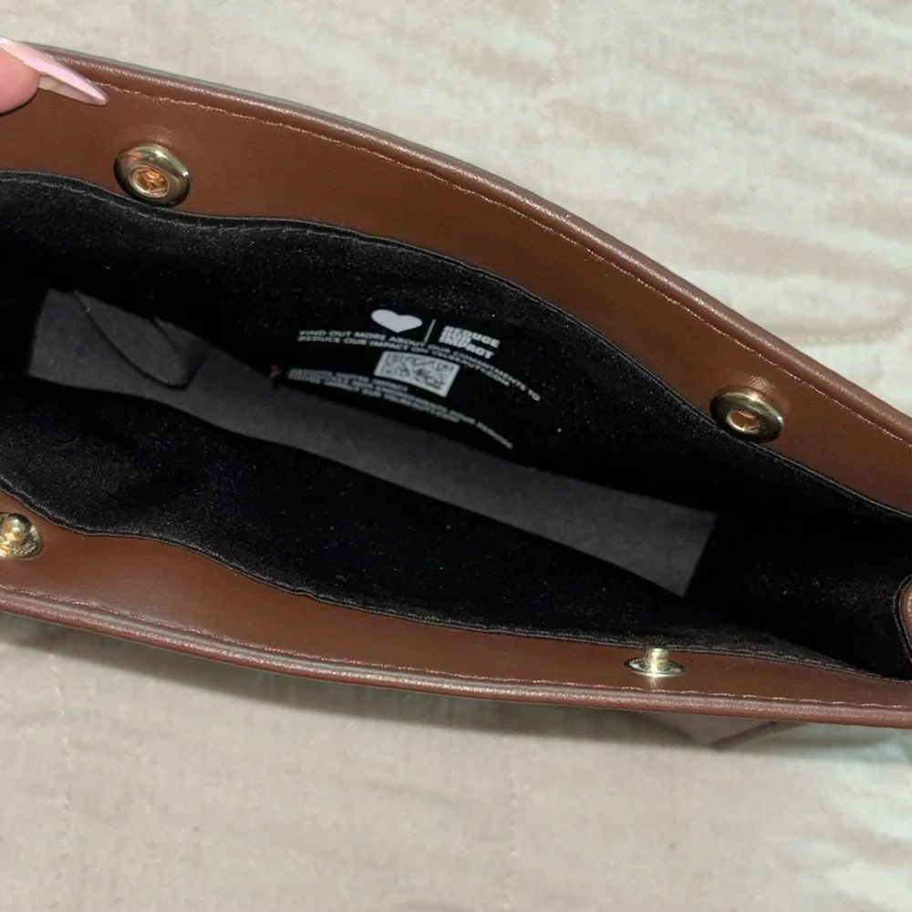 Yves Saint Laurent Brown Cosmetic Bag - Picture 3 of 3